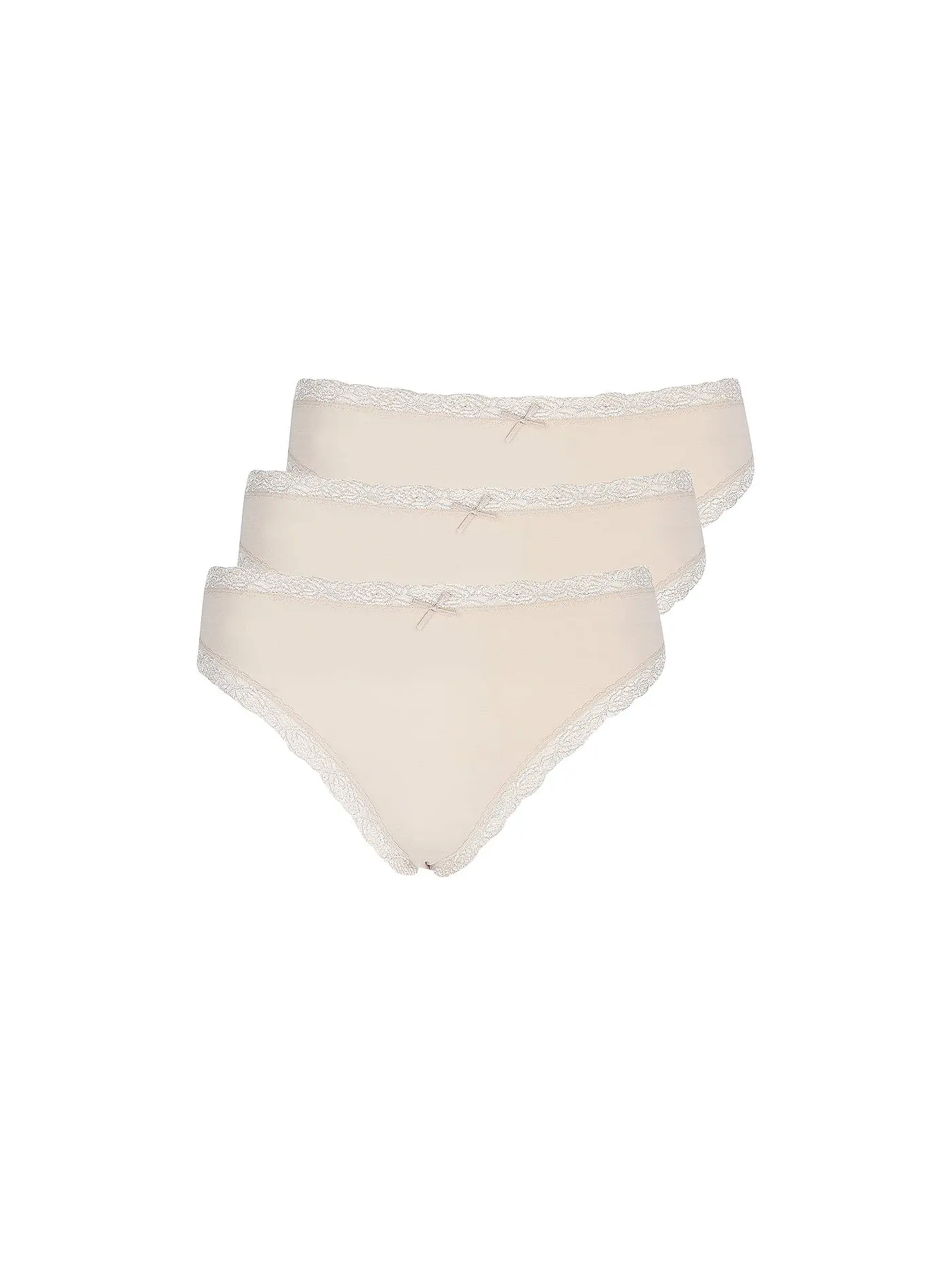 NINA VON C | Jazzpants 3er-Pkg. marshmellow | beige